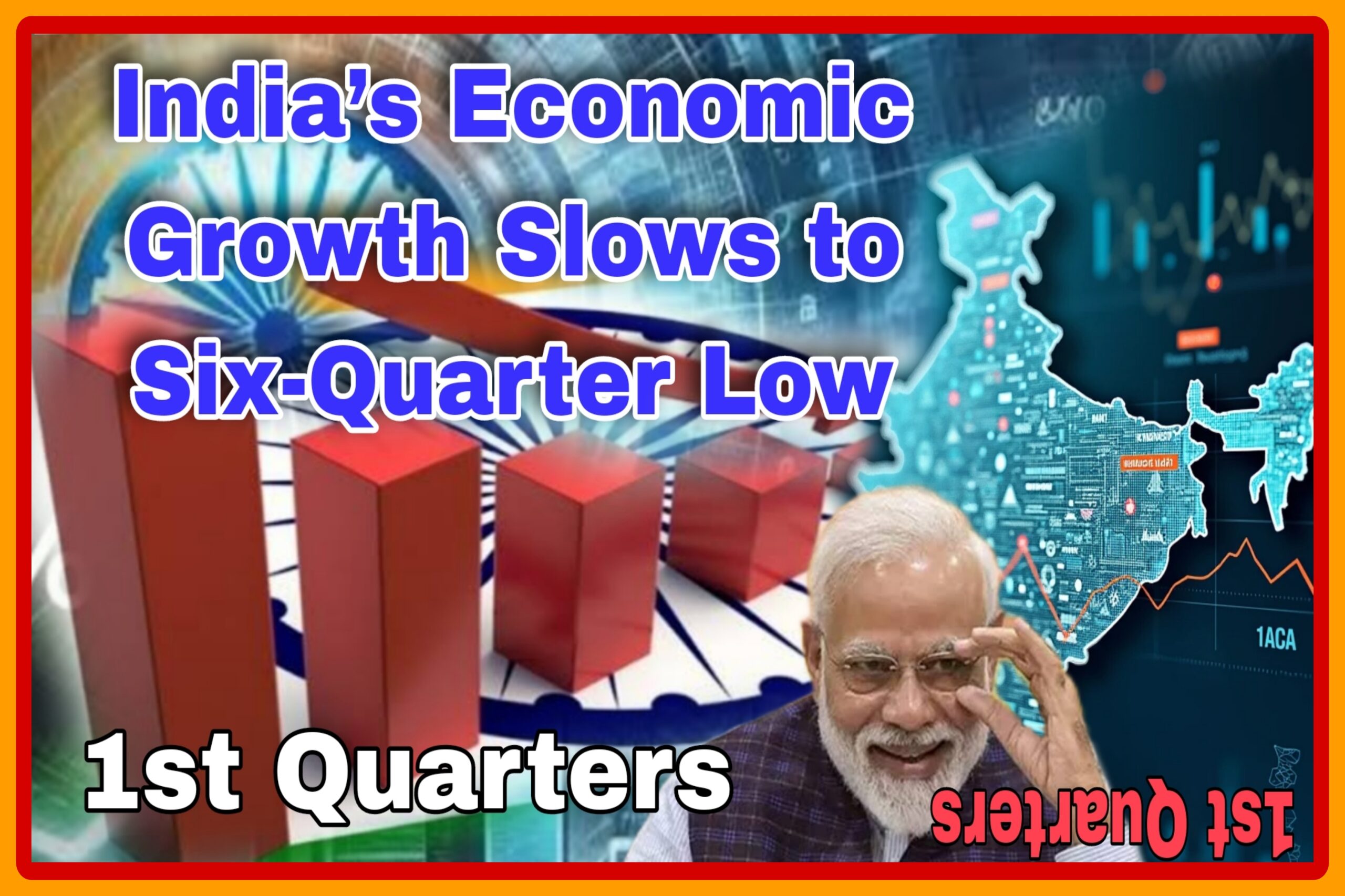 India’s Economic Growth Slows to Six-Quarter Low: The Signs of a Cooling Economy